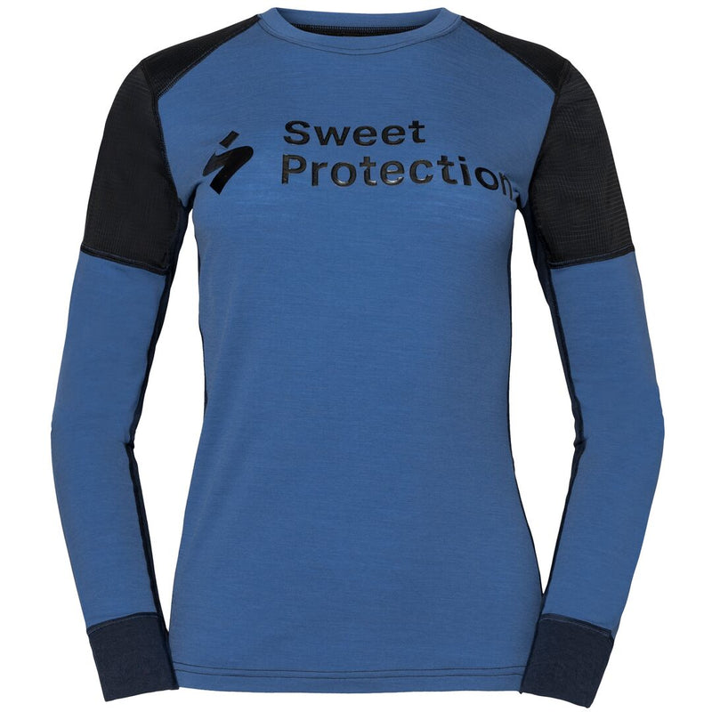 Sample - Sweet Protection Hunter Merino Hybrid Women's Long Sleeve Jersey - Sky Blue - Small