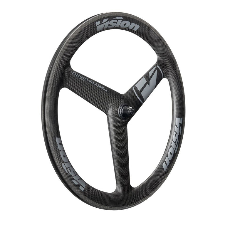 Vision - Metron Tri-Spoke Carbon Front Wheel - Disc Brake - Tubeless ready